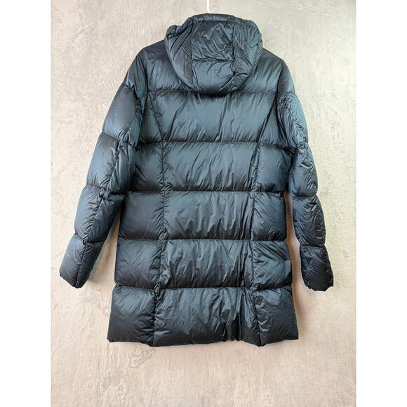 Eddie Bauer Women’s Luna Peak 550 Down Parka – Peacock Blue – Size L - Picture 2 of 7